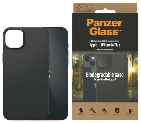 PanzerGlass Biodegradable Case iPhone 14 Plus 6,7" czarny|black 0419