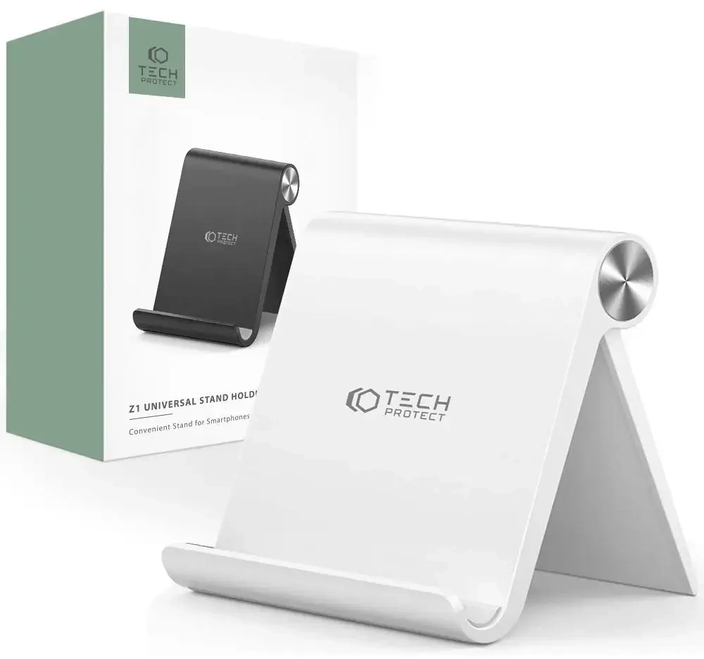 Tech-Protect Z1 universal stand for smartphone | tablet - white