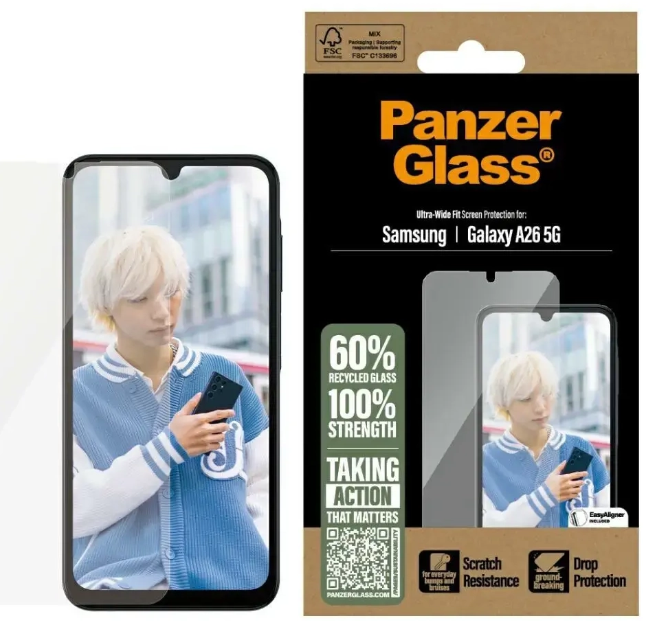 PanzerGlass Ultra-Wide защитное стекло для телефона Samsung Galaxy A26 5G