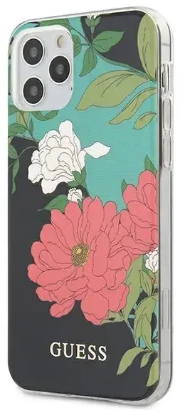 Guess GUHCP12LIMLFL01 iPhone 12 Pro Max 6,7" czarny|black N°1 Flower Collection