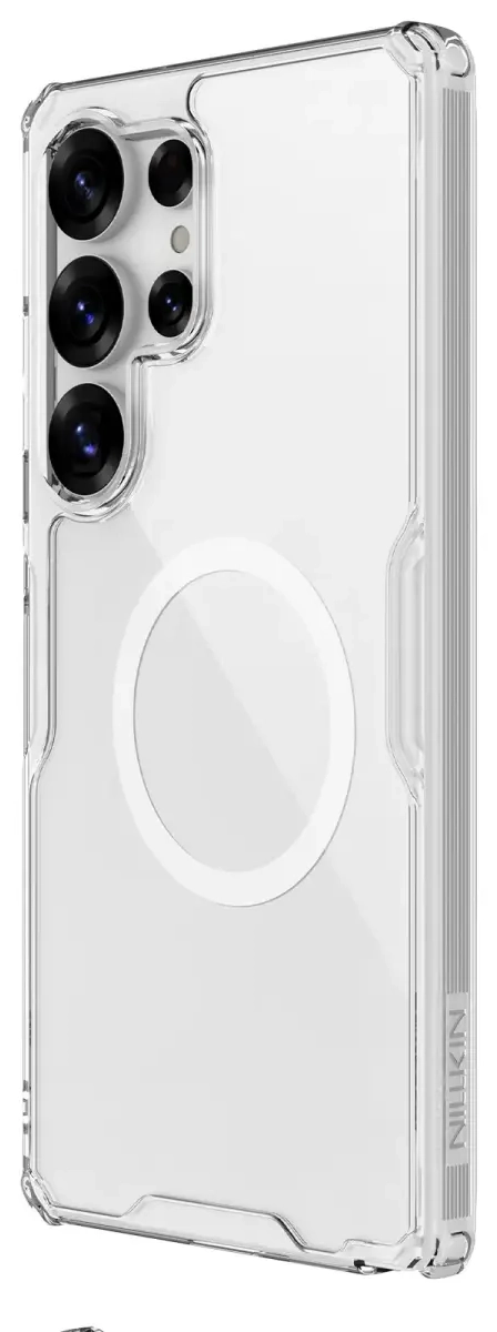 Nillkin Nature TPU PRO magnetinis dėklas, skirtas Samsung Galaxy S25 Ultra skaidrus