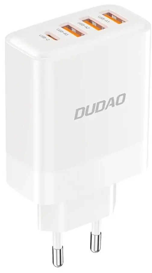 Dudao A5HEU travel charger | 20W | PD | USB-A, USB-C | white
