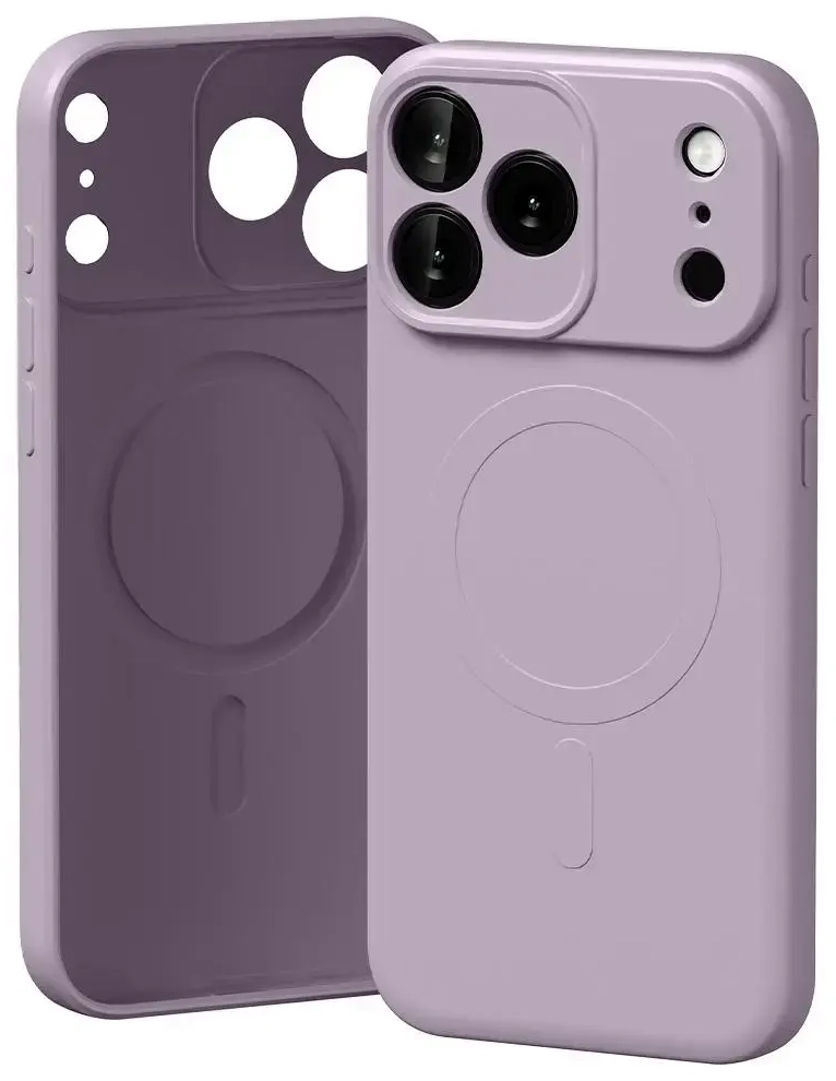 Mercury Semi-Silicone maciņš ar MagSafe atbalstu telefonam iPhone 17 Pro Max lavender pelēks