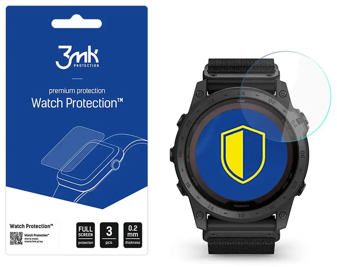 Hybrid Glass 3mk Watch Protection FlexibleGlass for Garmin Tactix 7 Pro