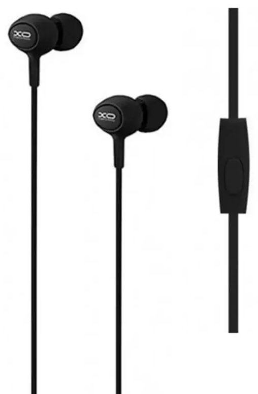 XO wired earphones S6 jack 3,5mm black