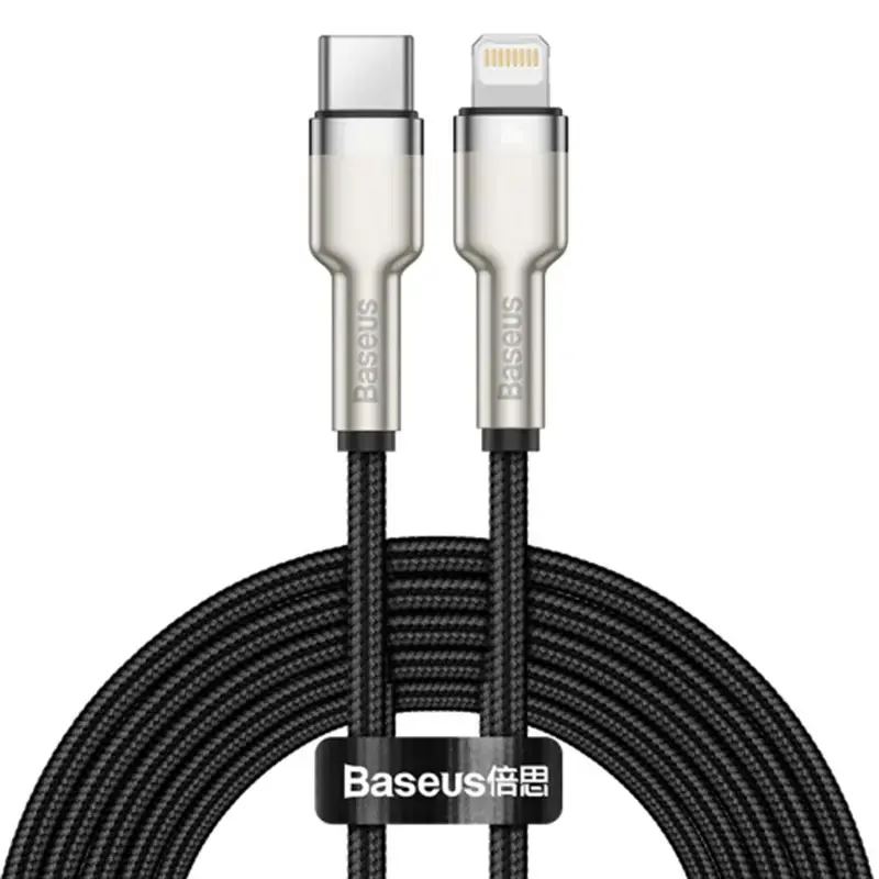 Baseus Cafule провод для передачи данных и зарядки | USB-C на Lightning | 20W | 2m | черный