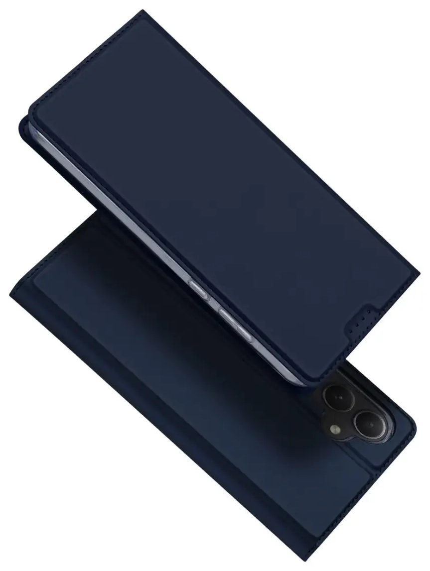 Dux Ducis Skin Pro dėklas, skirtas Samsung A35 5G su atverčiamu dangteliu – mėlynas
