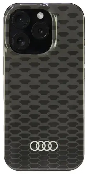 Audi IML Stitching Pattern MagSafe iPhone 16 Pro 6.3" czarny|black hardcase AU-IMLMIP16P-Q5|D3-BK
