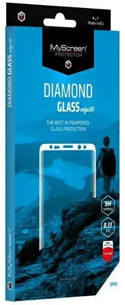 MS Diamond Glass Edge 3D Motorola Moto 30 Fusion czarny|black Tempered Glass
