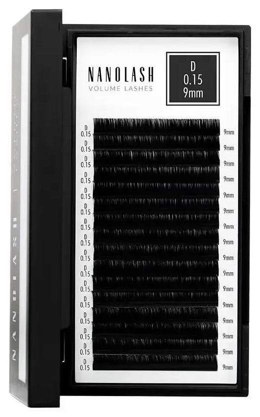 Nanolash - Volume Lashes Pestanas Postizas 015 D 9 Mm 1 U