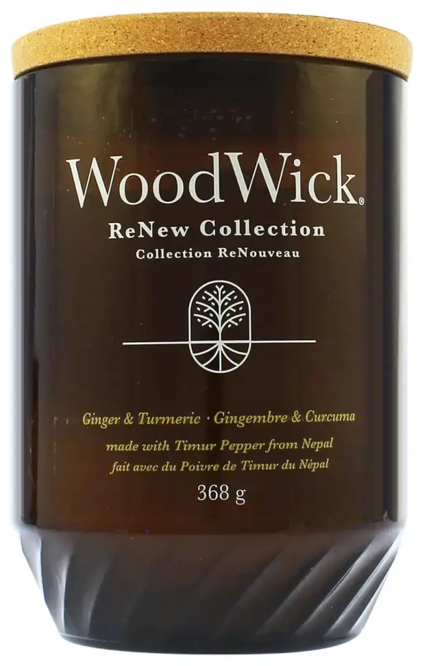 Žvakė WoodWick ReNew Ginger & Turmeric didelė 368 g