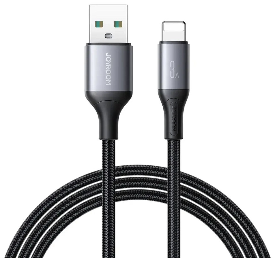 Joyroom S-A28 Flash Series провод для передачи данных и зарядки | USB-A на Lightning | 15W | 2m | чёрный