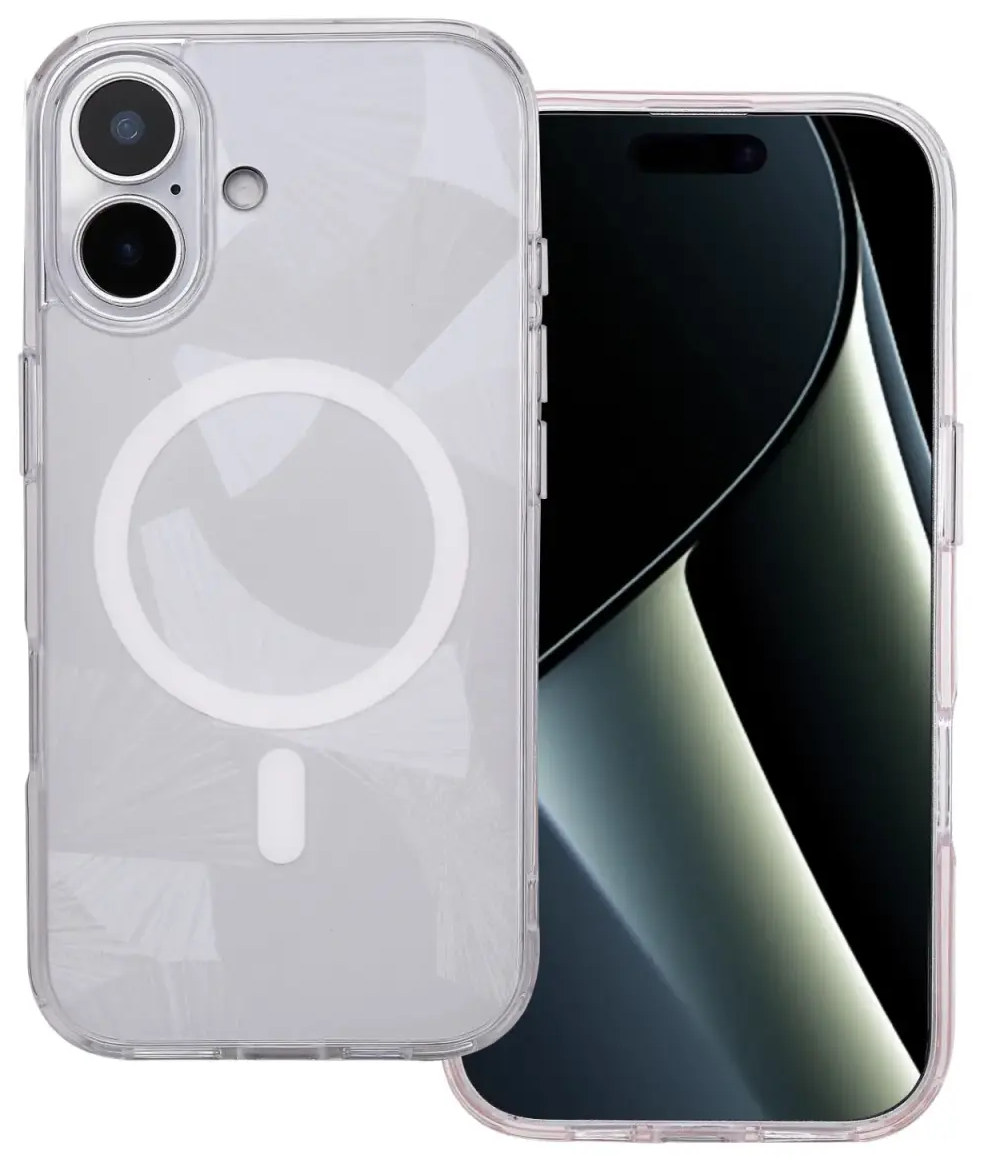 Flash Mag telefono dėklas su MagSafe palaikymu iPhone 17 pilkas