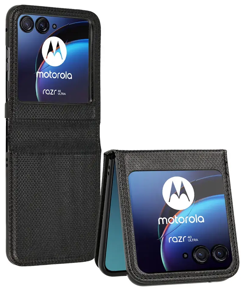 Smart Book MAGNET Case for  MOTOROLA RAZR 40 ULTRA 5G BLACK