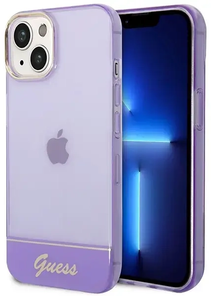 Guess GUHCP14MHGCOU iPhone 14 Plus 6,7" fioletowy|purple hardcase Translucent