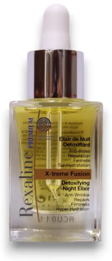 Rexaline, Line Killer X-Treme, Tamprumą atstatantis & raukšles mažinantis, Naktinis, Serumas, Veidui, 30 ml