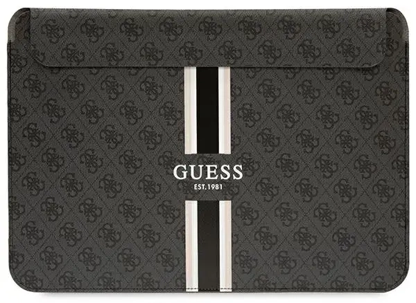 Guess PU 4G Printed Stripes Computer Sleeve 13|14" Black