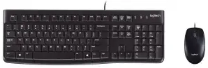 Klaviatūra + Pele Logitech Desktop MK120 USB