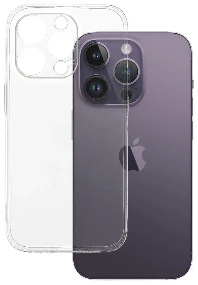 Ultra Clear 1mm maciņš telefonam iPhone 14 Pro Max caurspīdīgs