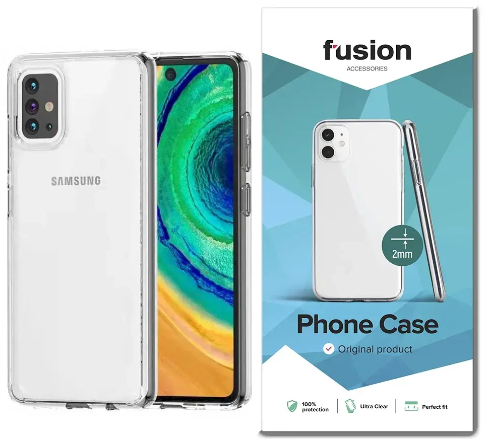 Fusion Ultra Clear Series 2 mm Silicone Case For Samsung G988 Galaxy S20 Ultra 5G Transparent (EU Blister)