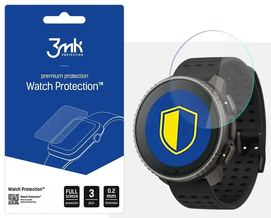 SUUNTO Vertical Titanium Solar - 3mk Watch Protection™ v. FlexibleGlass Lite screen protector