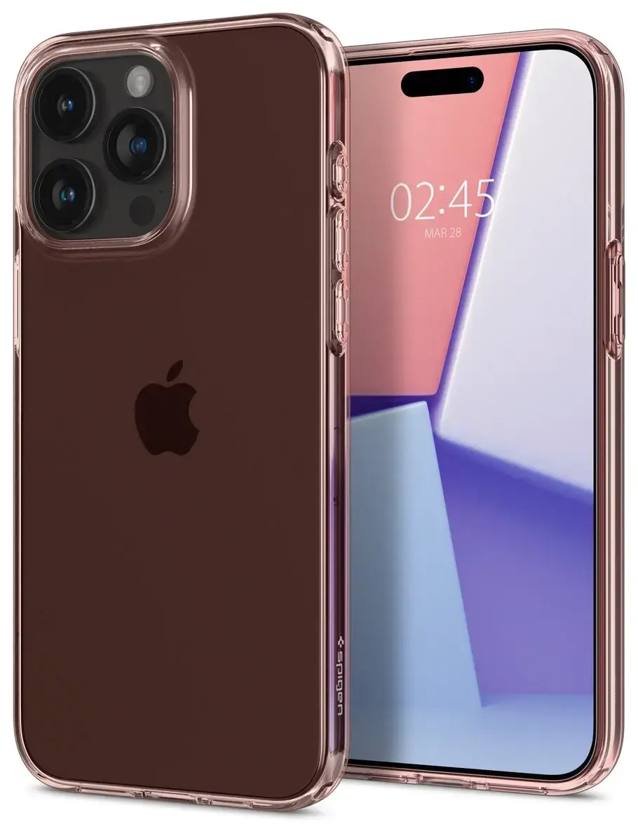 Spigen Crystal Flex, rose crystal - iPhone 15 Plus