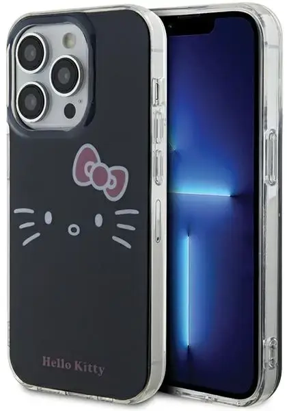 Hello Kitty HKHCP14XHKHLK iPhone 14 Pro Max 6.7" czarny|black hardcase IML Kitty Face