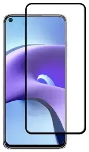 Fusion 5D aizsargstikls pilnam ekrānam ar rāmiņu telefonam Xiaomi Redmi Note 9T melns