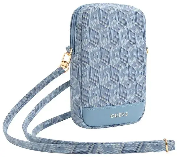 Guess rankinė GUWBZPGCSPGB mėlyna Zip GCube Bottom Stripe