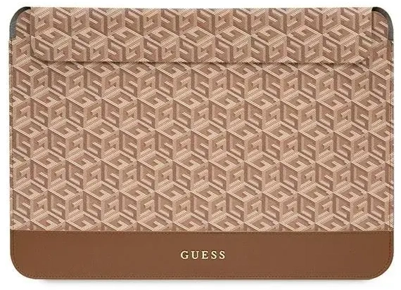 Guess GUCS16HGCFSEW 16" sülearvutikott, pruun GCube Stripes