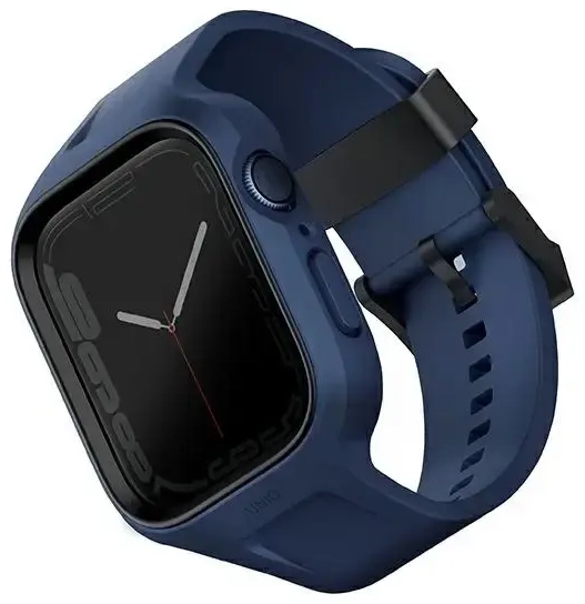 Uniq Monos 2 in 1 Set Strap + Case for Apple Watch 45 | 44 mm - Blue