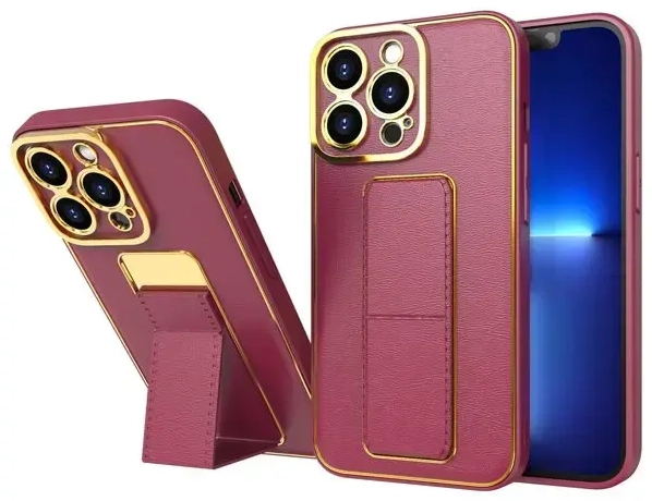 Fusion New Kickstand  silikona aizsargapvalks Samsung A525 | A526 Galaxy A52 | A52 5G sarkans