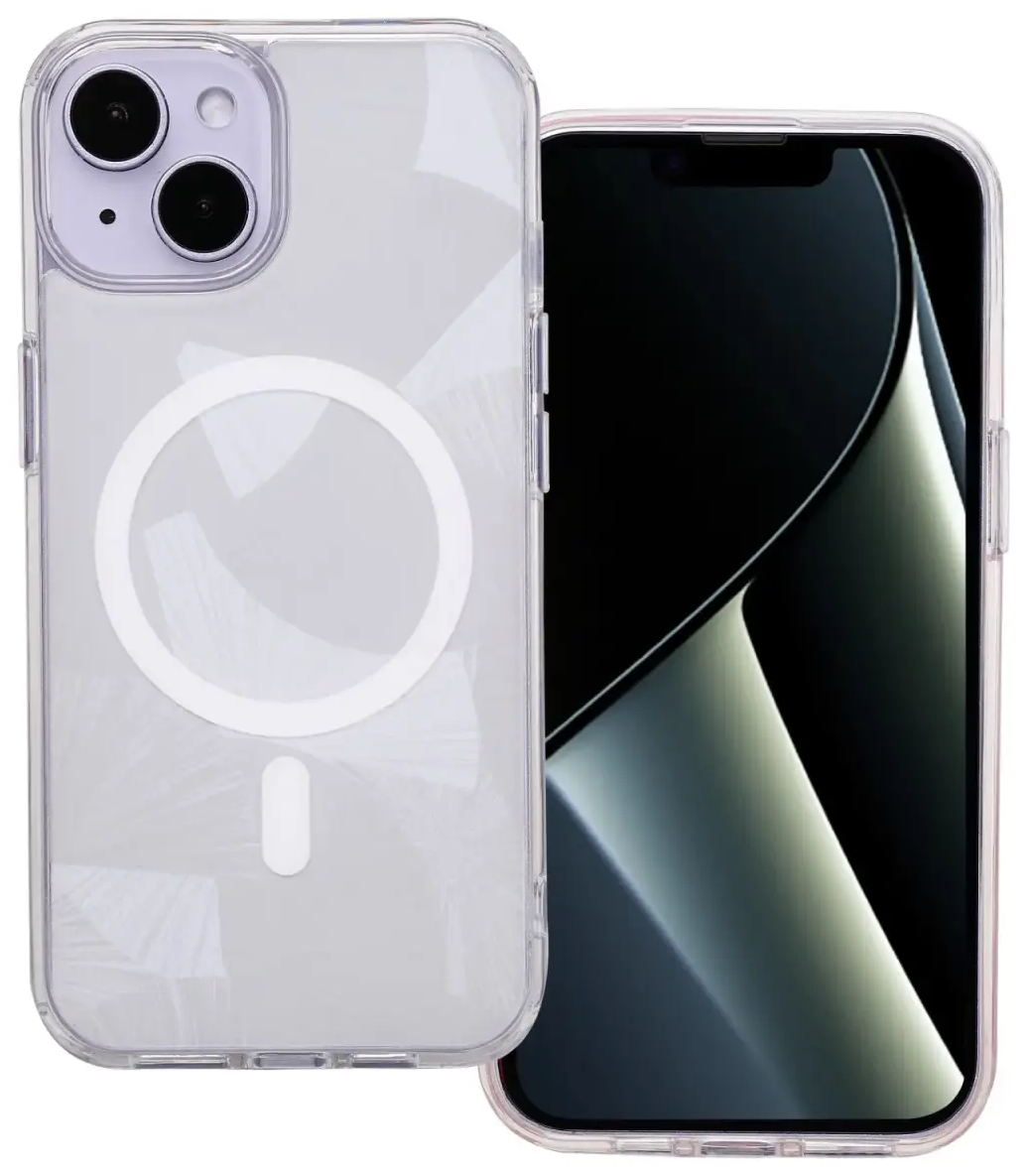 Flash Mag maciņš ar MagSafe atbalstu telefonam iPhone 15 pelēks