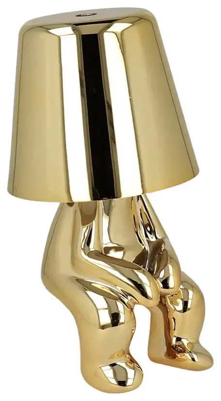 Naktinė lempa Golden Man dizainas L