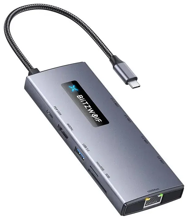 Adapter 10-in-1 HUB Blitzwolf BW-NEW TH8