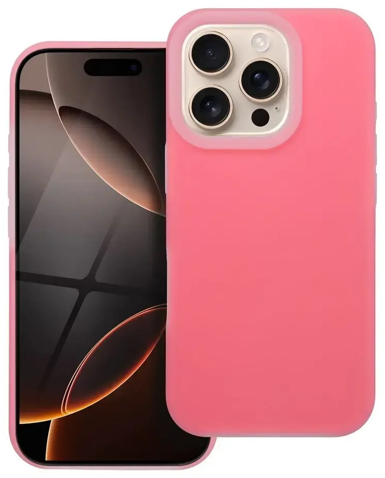Fusion Candy silicone case for Apple iPhone 16 pink