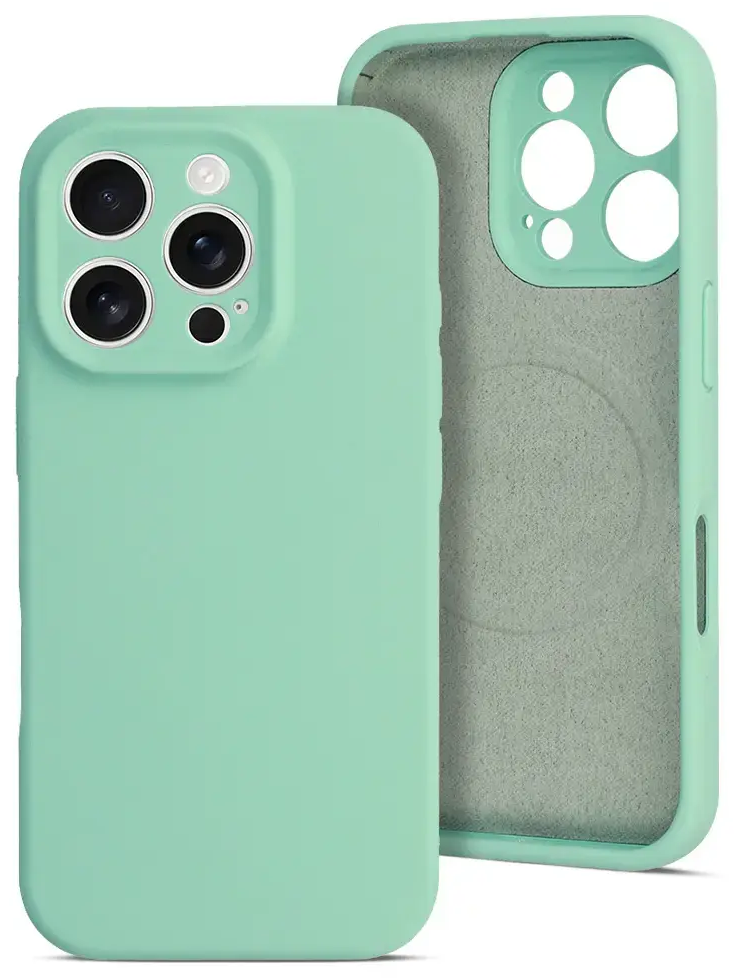 MagColor Pure telefono dėklas iPhone 16 Pro Max žalias