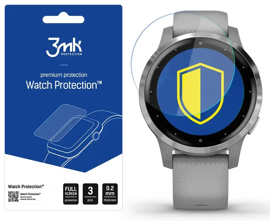 Garmin Vivoactive 4S - 3mk Watch Protection™ v. ARC+ screen protector