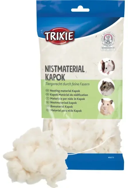 Vate : Trixie Nesting Material, kapok. 40 g, for hamsters, mice