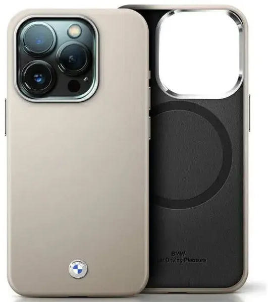 BMW BMHMP16X23PUFWG iPhone 16 Pro Max     6.9" szary|grey hardcase Sign Full Wrapped Metal MagSafe