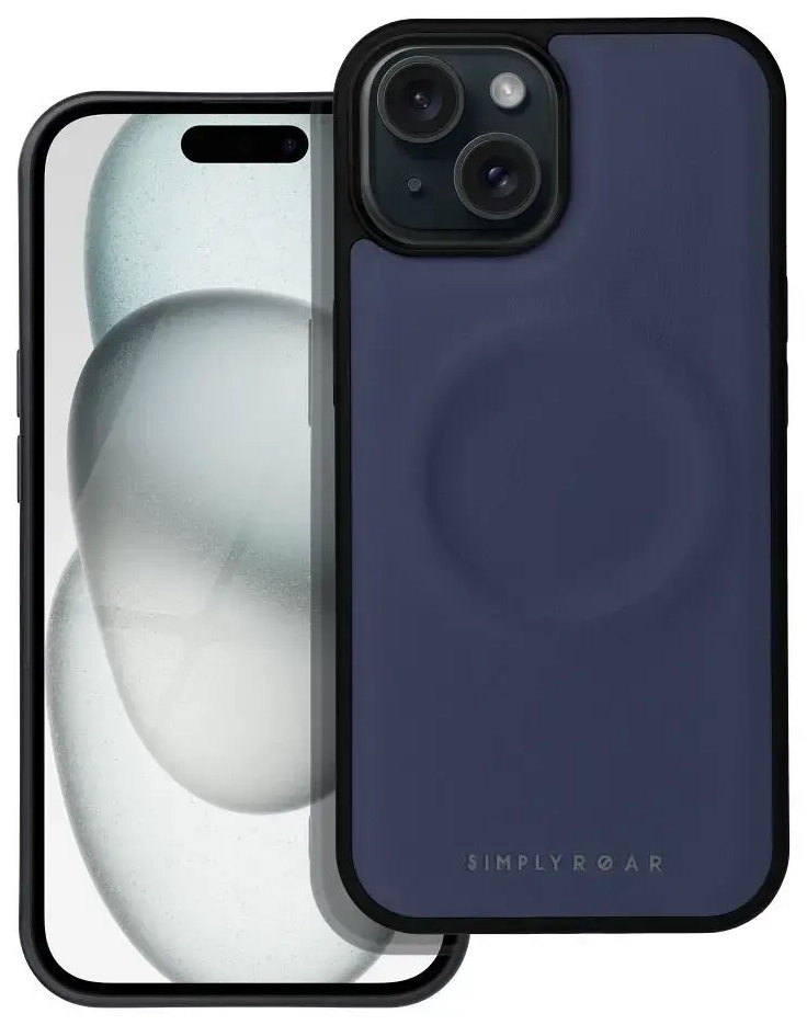 Roar Mag Morning silikona aizsargapvalks Apple iPhone 15 Plus zils