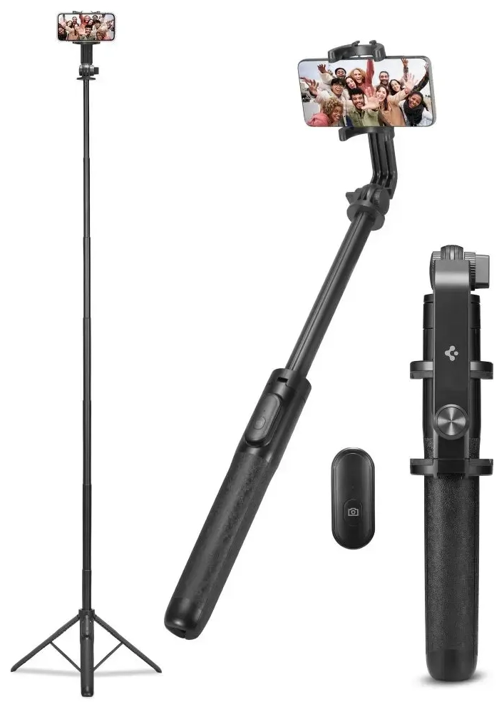 Spigen S560W Bluetooth selfie stick tripod black