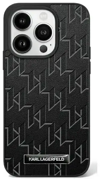 Karl Lagerfeld KLHMP16MPKHPORPK iPhone 16 Plus 6.7" czarny|black hardcase Hot Stamp Magsafe