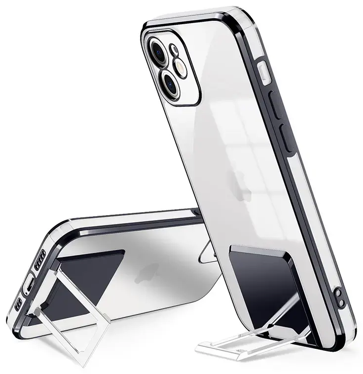 Tel Protect Kickstand Luxury maciņš ar statīvu telefonam iPhone 11 Pro melns