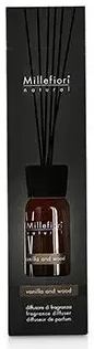 Millefiori Natural Diffuser (Vanilla and Wood) - Aroma Diffuser - 100 Ml