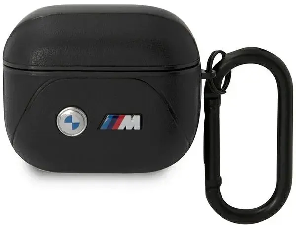 BMW BMA322PVTK AirPods 3 gen cover black Leather Curved Line