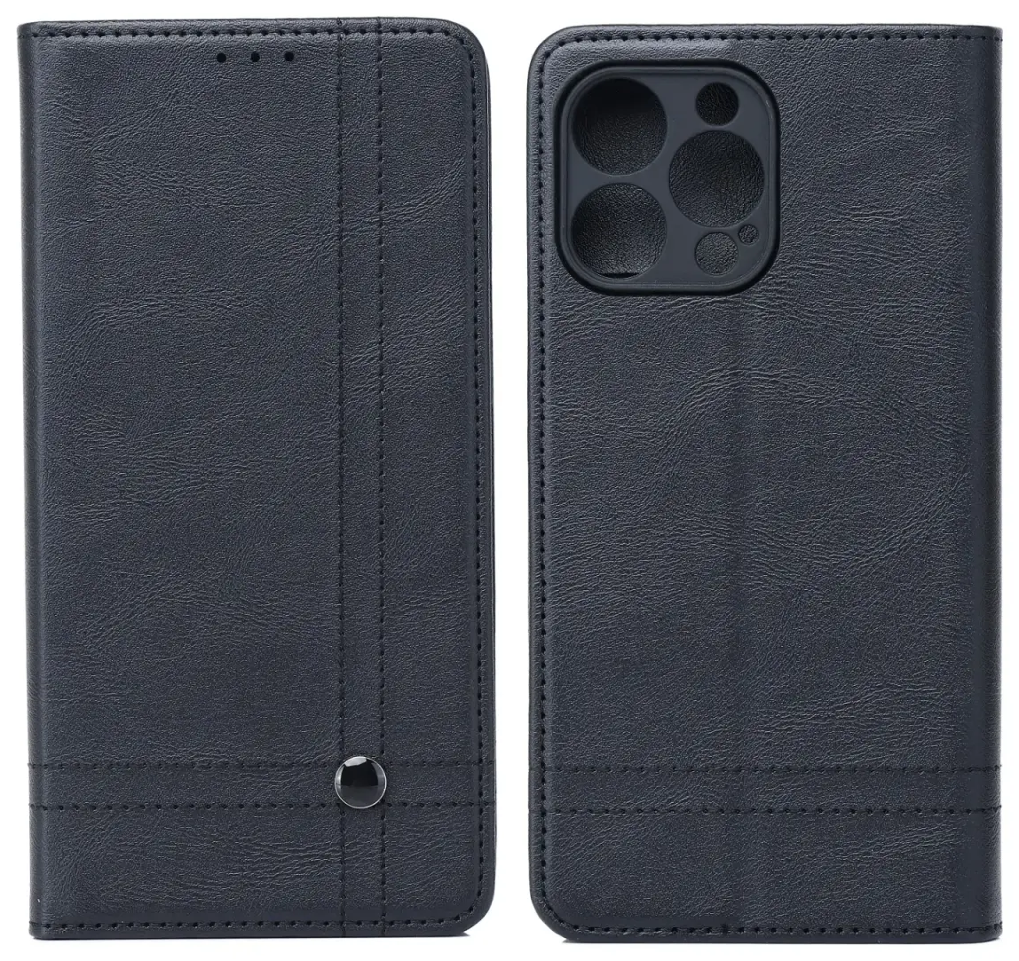 Smart Seam book type phone case for iPhone 17 Air black