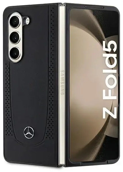 Mercedes MEHCZFD5ARMBK Z Fold5 F946 czarny|black hardcase Leather Urban