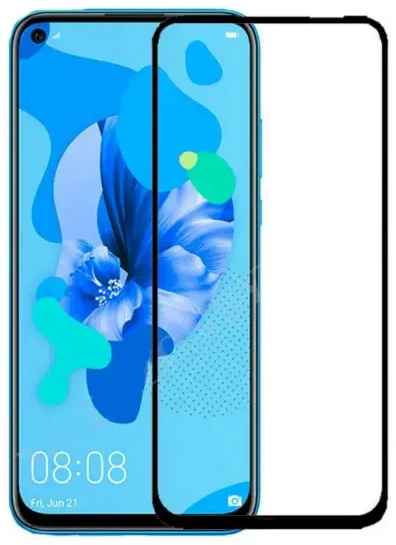 Fusion 5D aizsargstikls pilnam ekrānam Huawei Mate 30 Lite melns