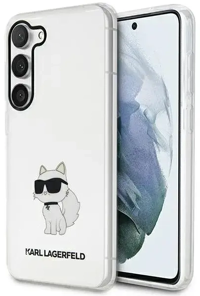Karl Lagerfeld KLHCS23MHNCHTCT S23+ S916 transparent hardcase Ikonik Choupette